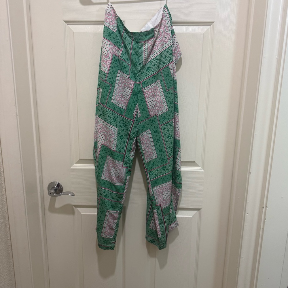 Green Patterned Women's Pants by Ricochet